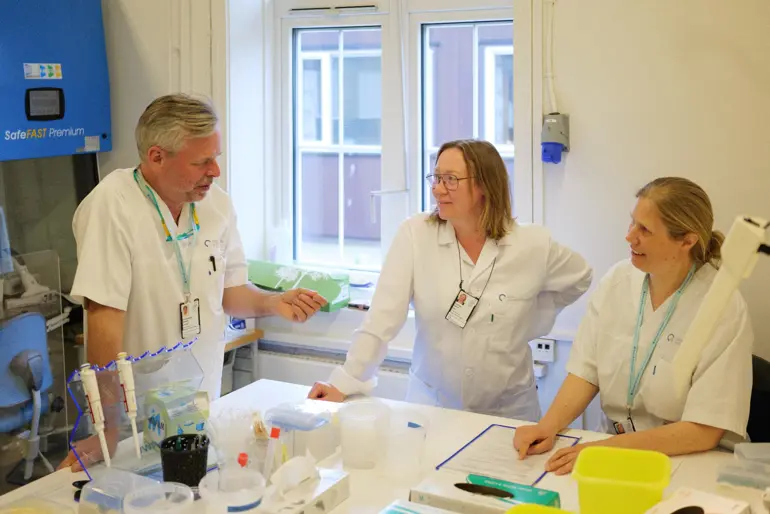 Bilde av Thorsby og forskere