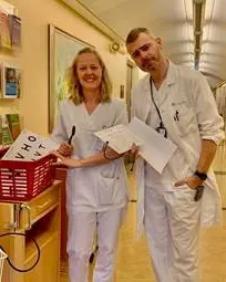 bilde av Anna-Katharina Litzen jørstad og Stephan James Ryan