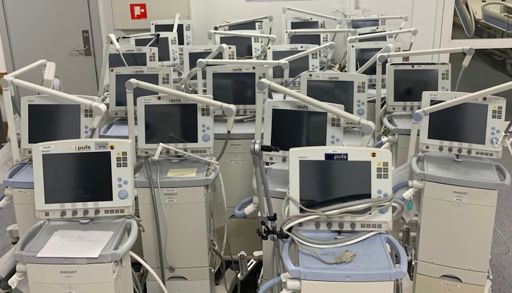Bilde av respiratorer