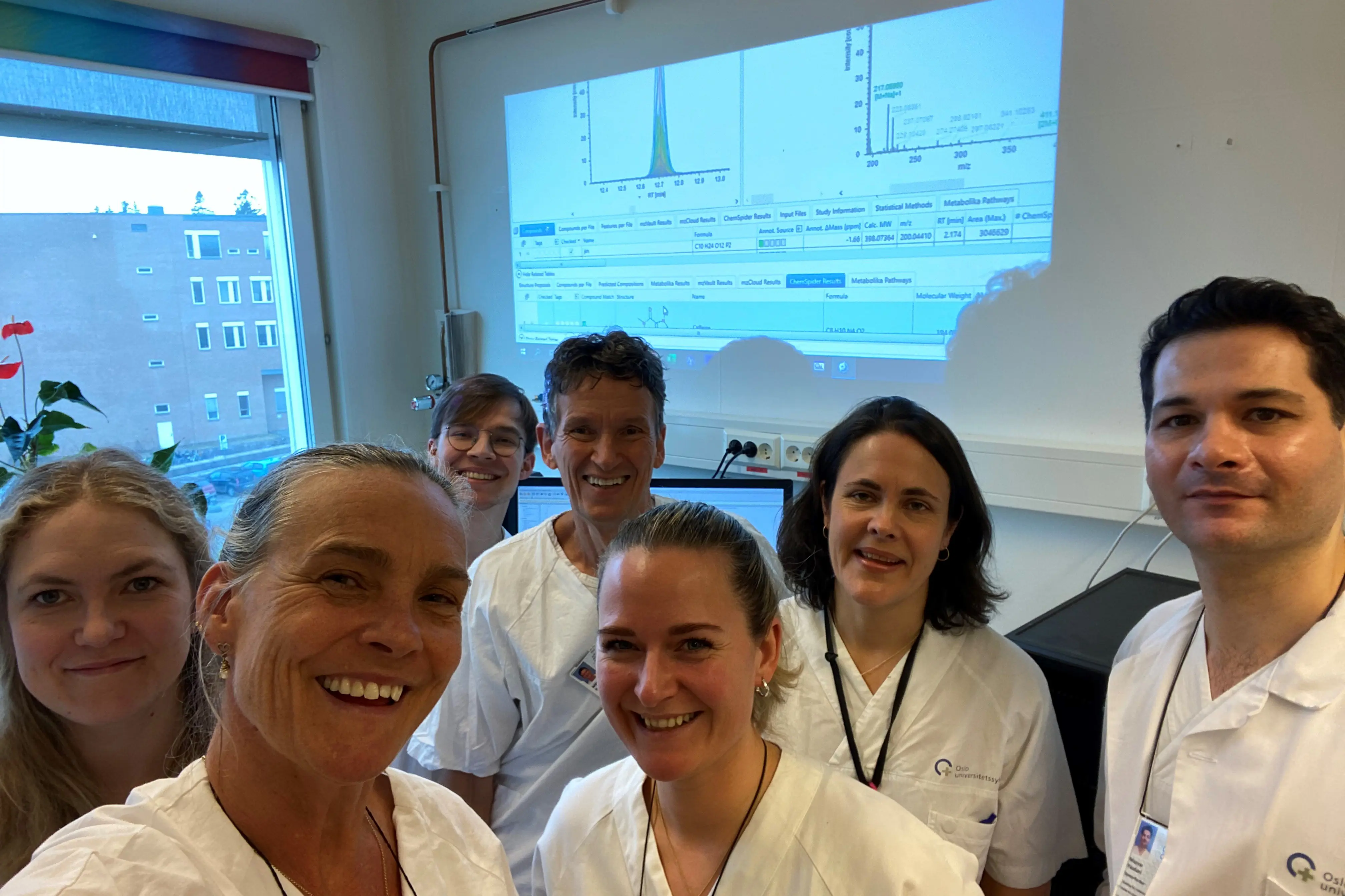 Selvie av forskningsgruppen