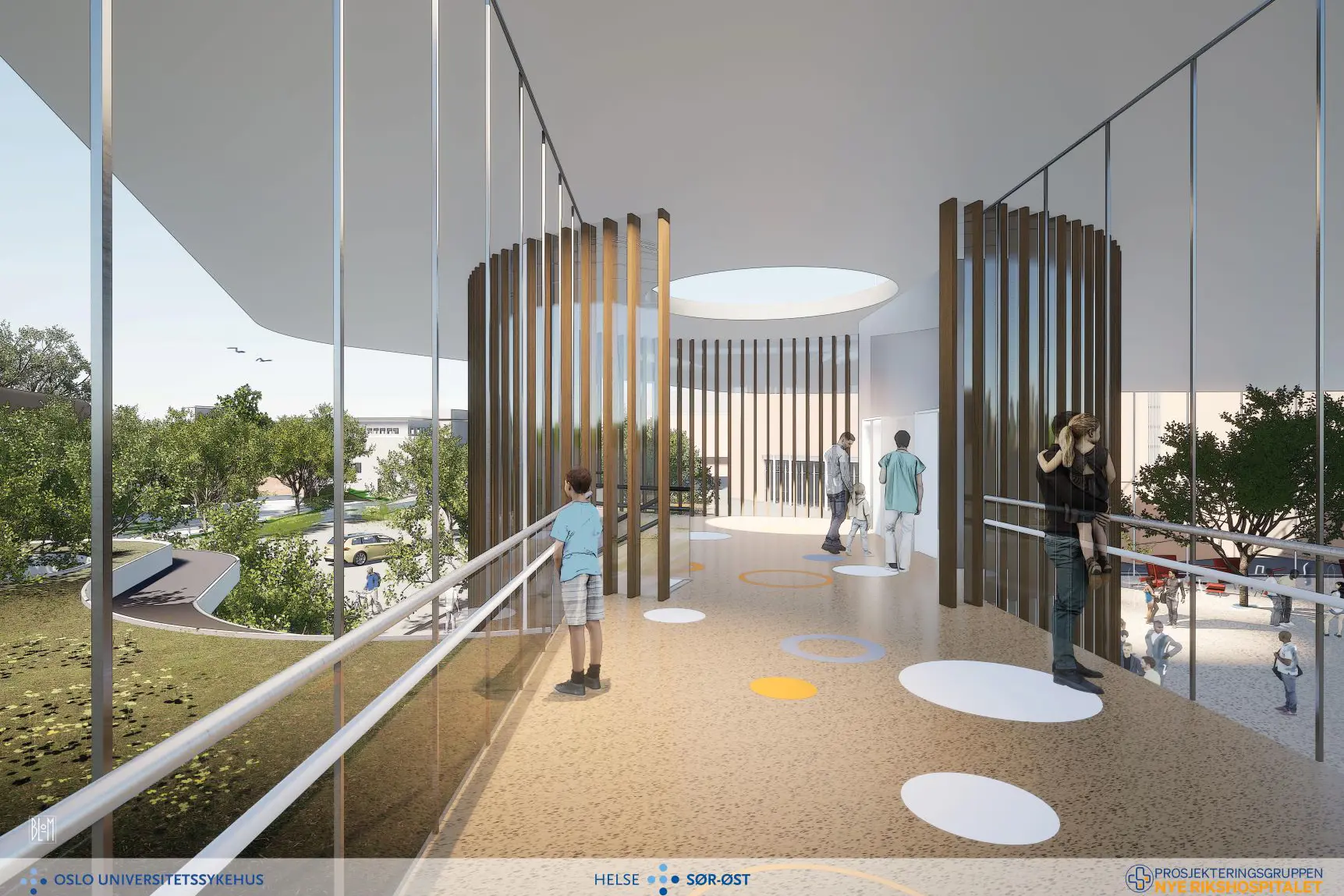 Illustrasjon Nye Rikshospitalet