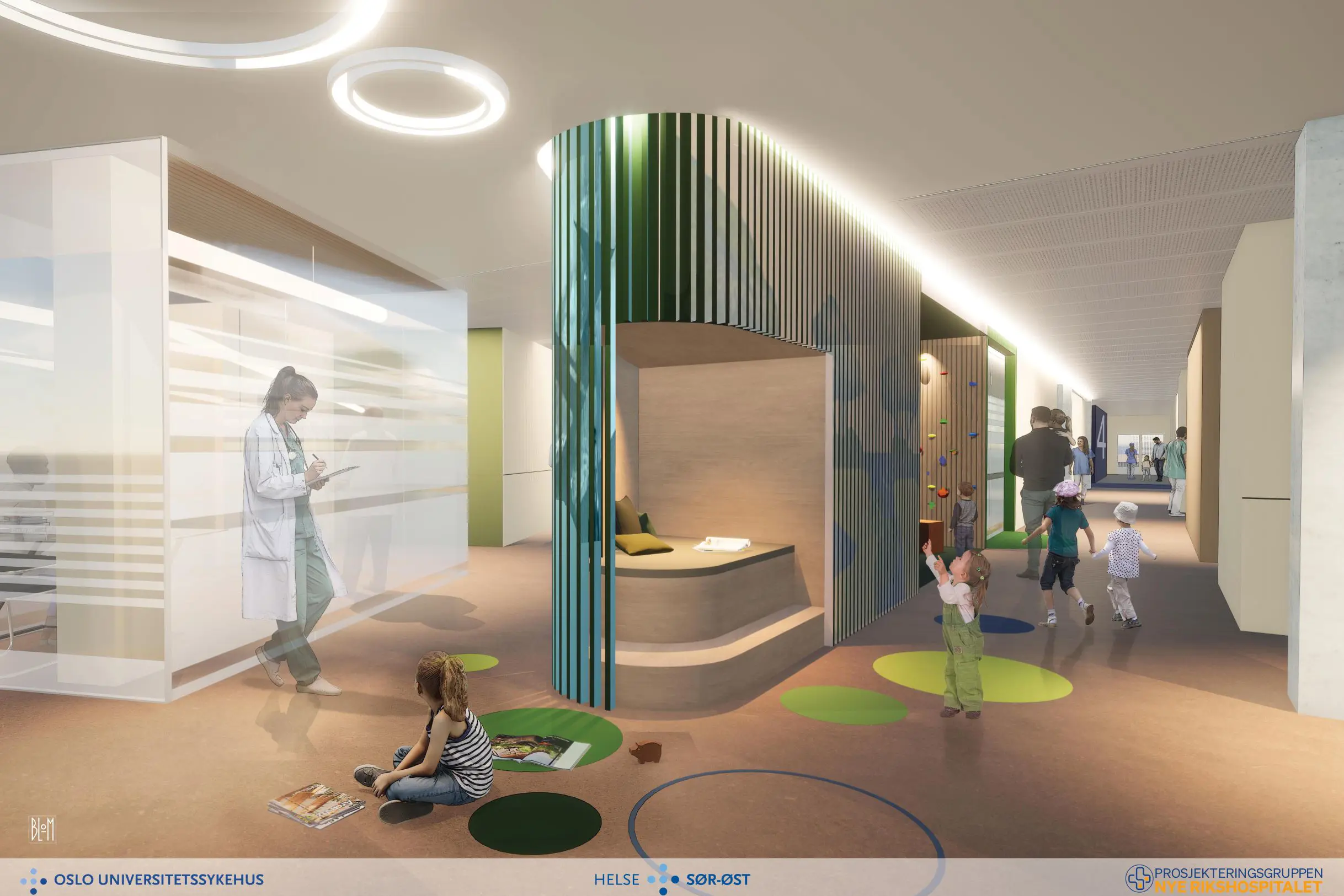 Illustrasjon Nye Rikshospitalet