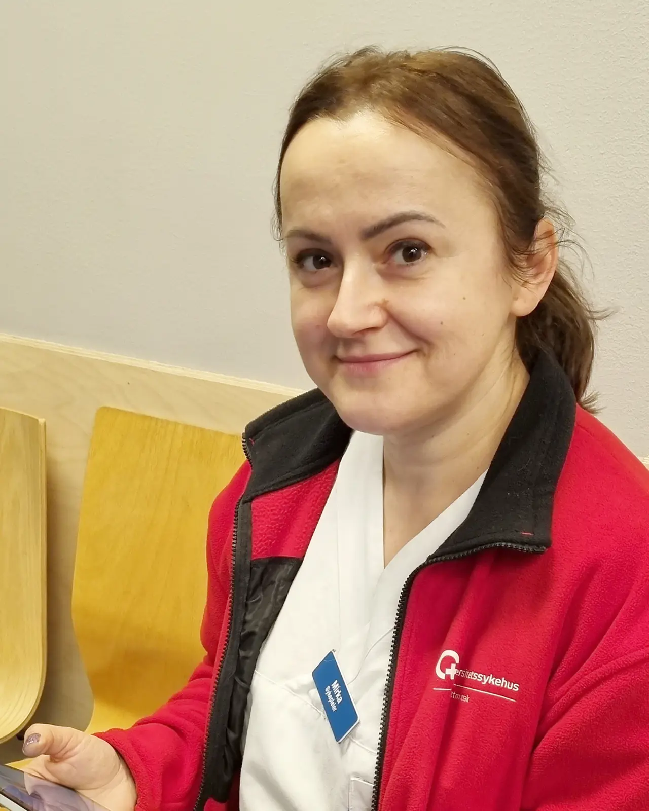 bilde av Sykepleier på akuttmottaket på Ullevål, Mirka Reinholdt.