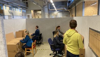 Foto av testareal