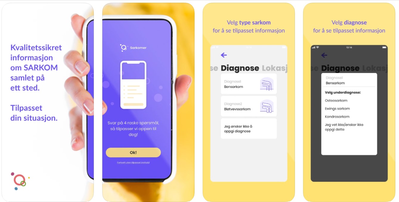 Skjermdump av AppStore med appen 