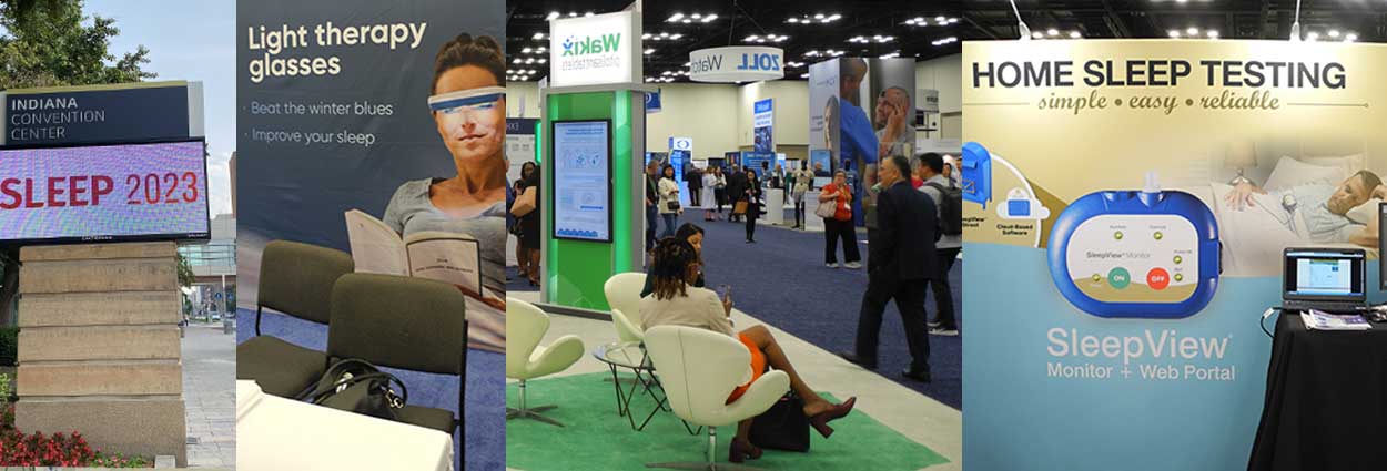 kollasje fra utstillingsområdet