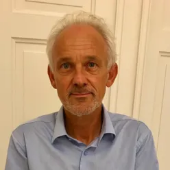 A man with grey hair