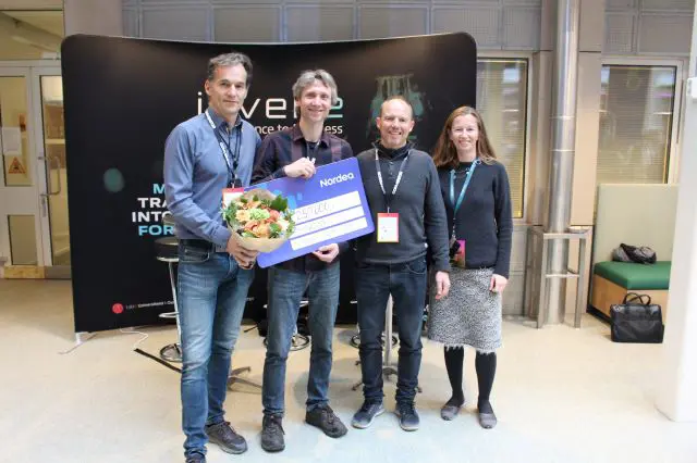 Bilde fra prisoverrekkelsen