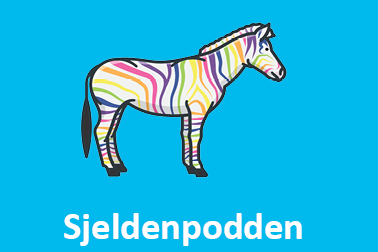En sebra med striper i regnbuens farger.