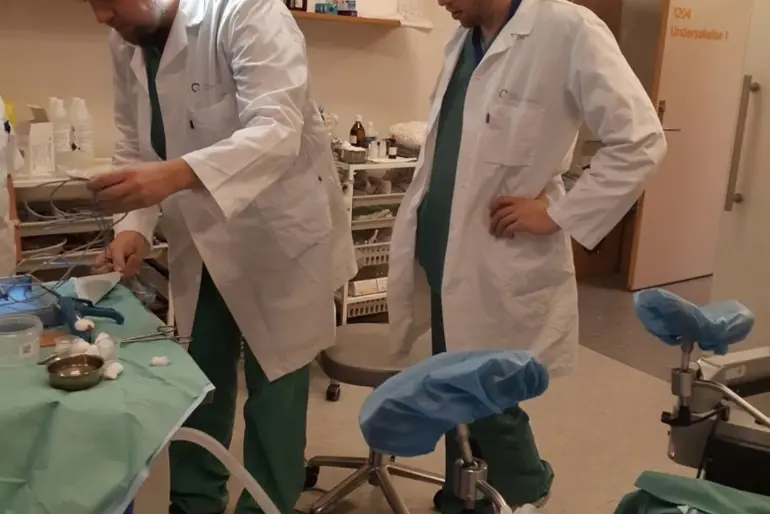 Bilde fra operasjonssal