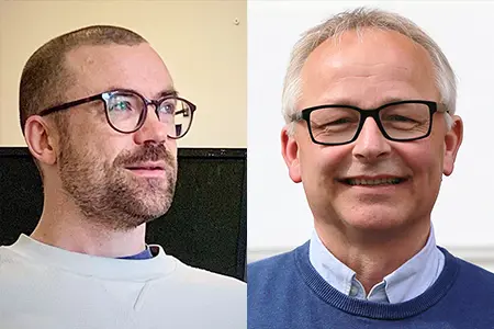 Bilde av Hallvard Solbø Hagen og Jan Ivar Røssberg
