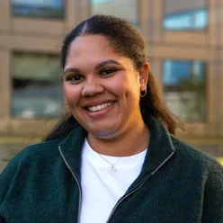 A person smiling for the camera