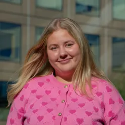 A person with long hair