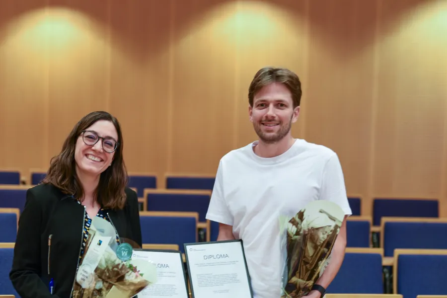 Bilde av Raquel Bartolome Casado og Petter Holland