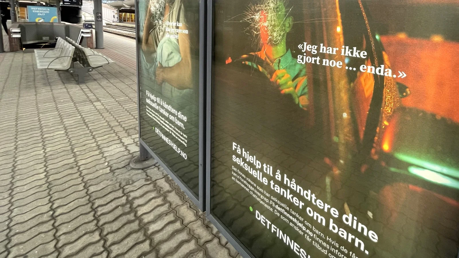 Kampanjeplakat  Det finnes hjelp