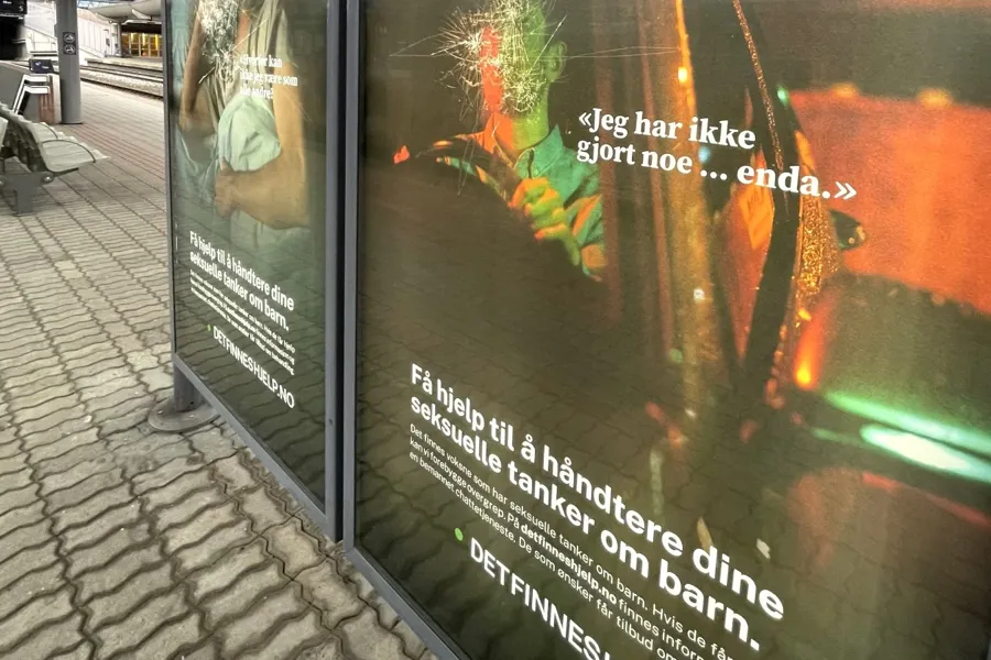 Kampanjeplakat Det finnes hjelp