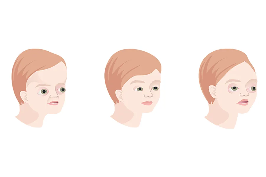 A group of men's heads