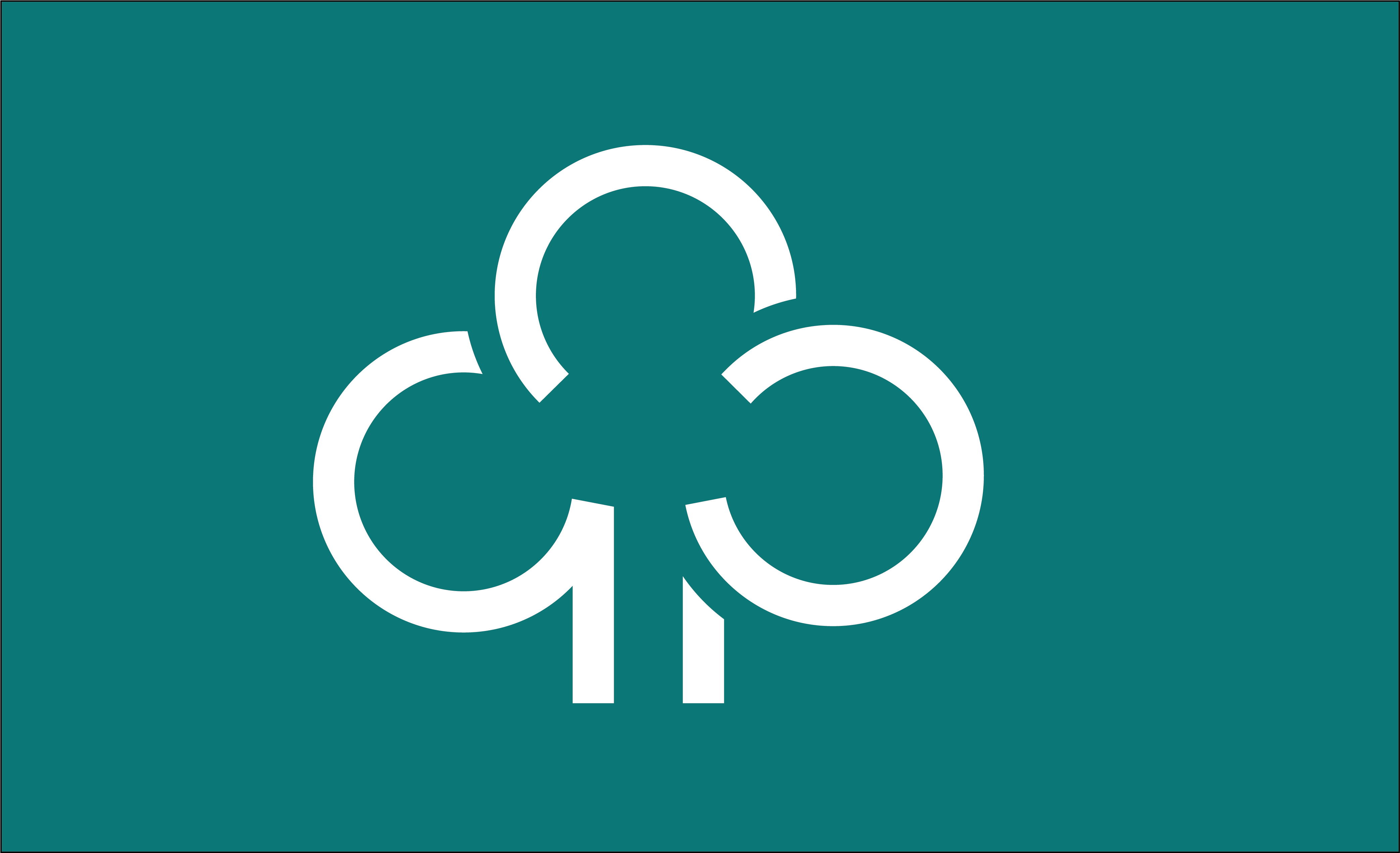 NRAPPs symbol. Etterlikner et tre med en stamme og tre rundinger