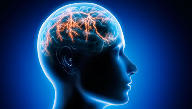 Illustrasjonsbilde av epileptisk aktivitet i hjernen