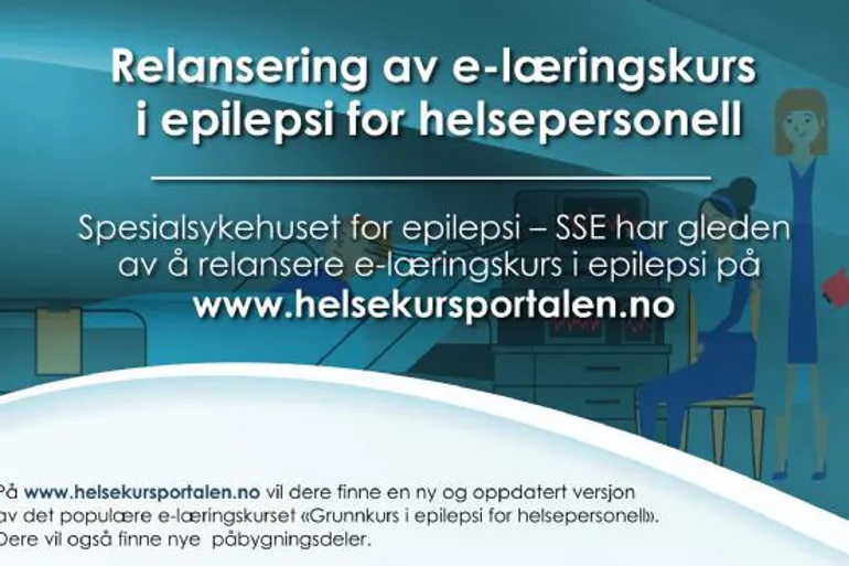 Bilde av flyer om relansering av e-læringskurset
