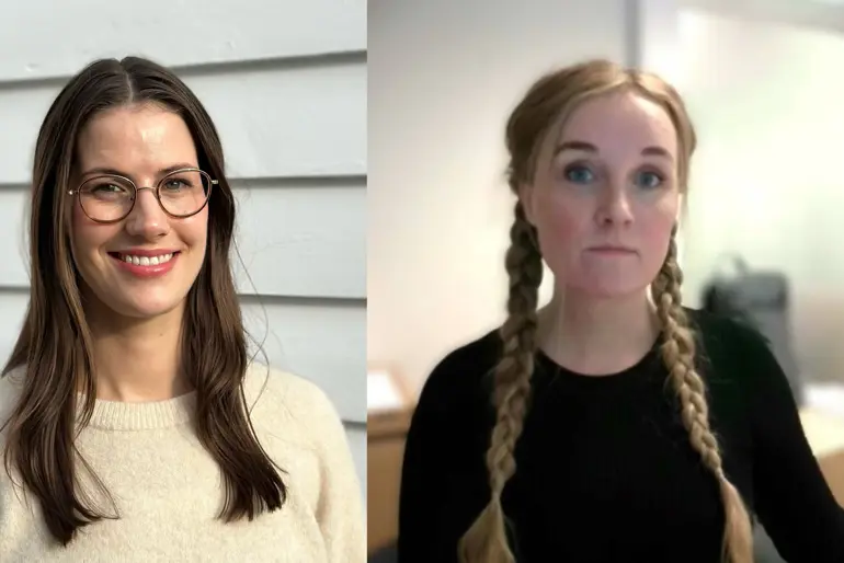 Tiril Kyrkjebø-Urheim og Christian Dahl Andersen