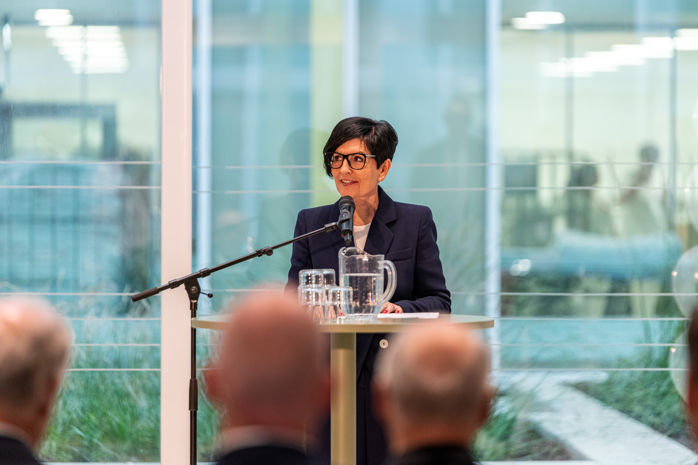 Erna Hogrenning holder tale