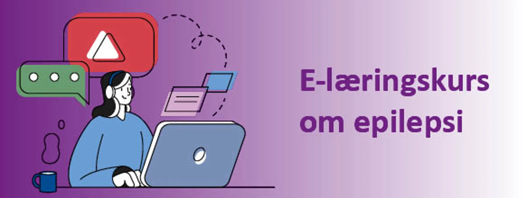En person som ser på en datamaskin