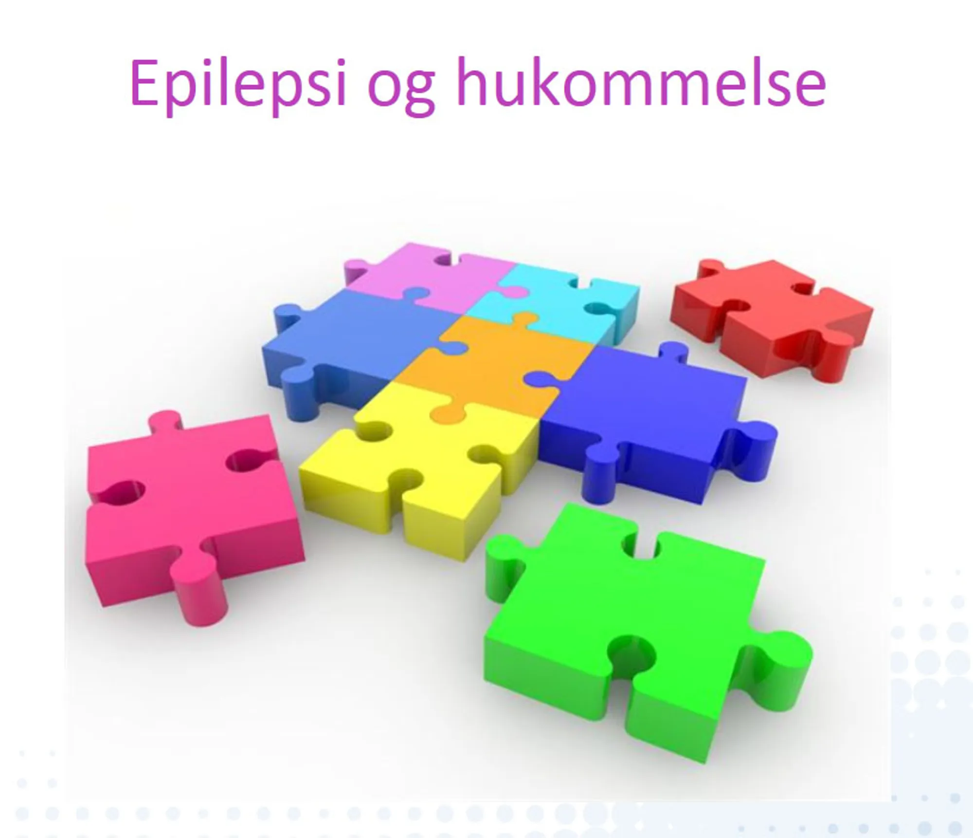 Fargerike puslespillbrikker
