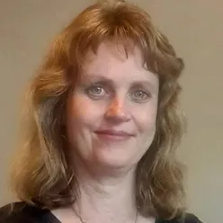 A person with long hair