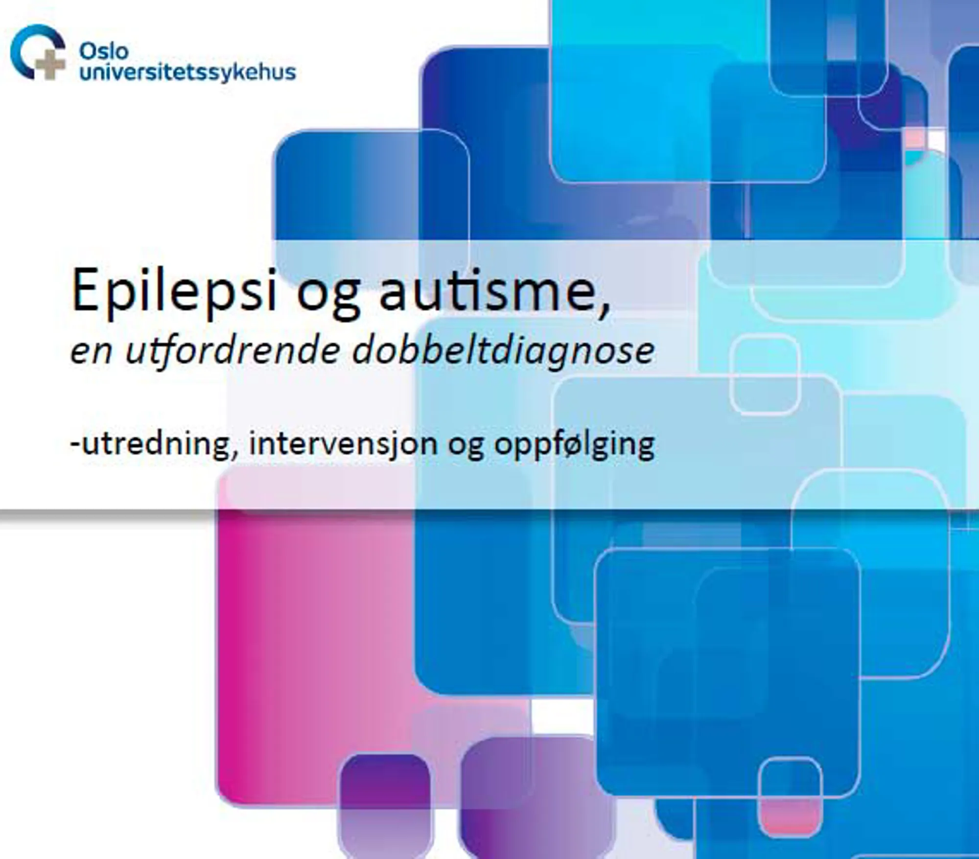 Forsidebilde av fagrapporten om epilepsi og autisme