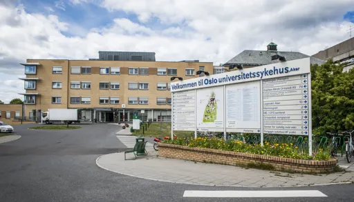 Aker sykehus hovedinngang