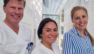 Bilde av Are Martin Holm, Saida Overgaard og Heidi Holmen