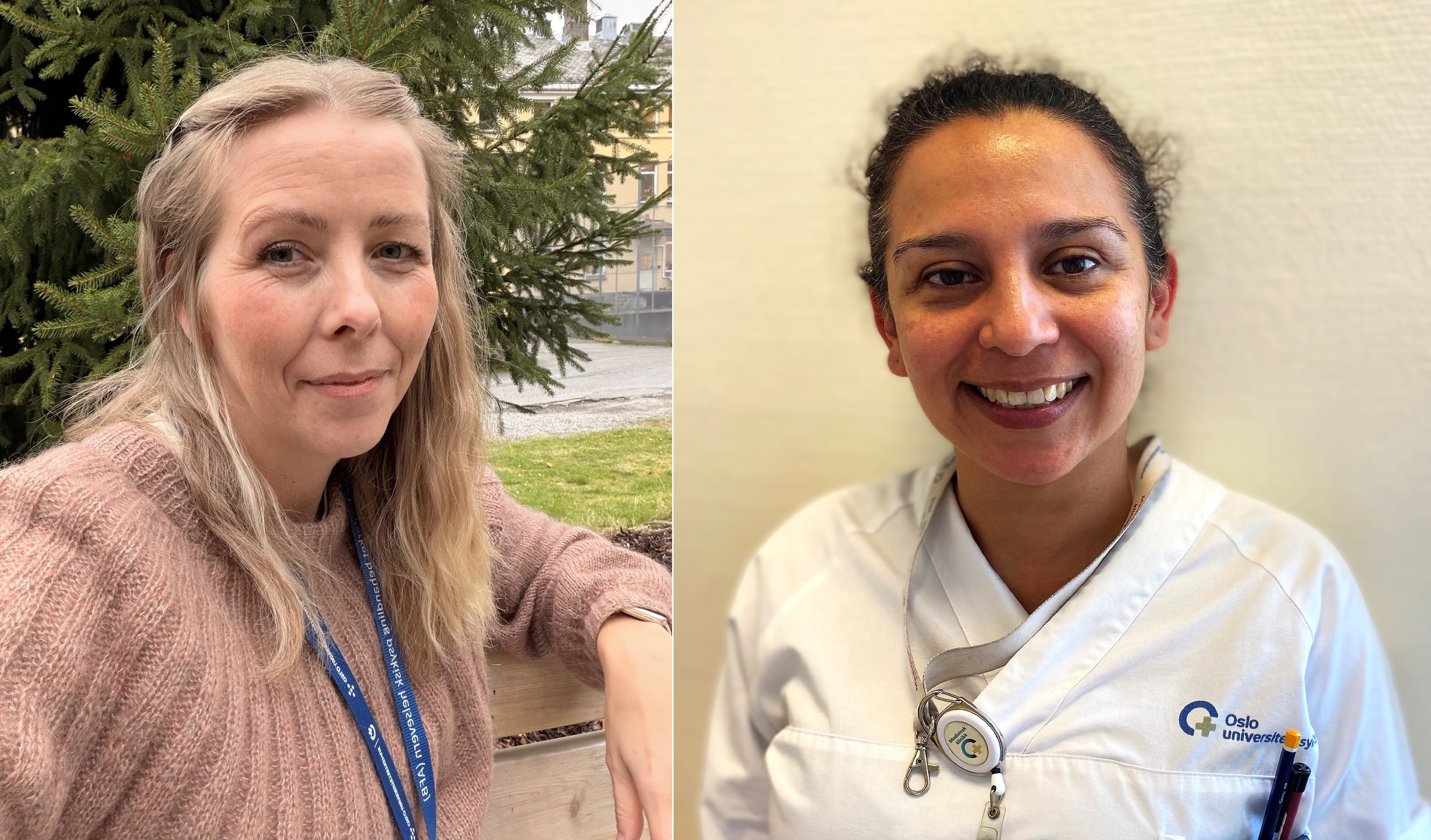 Portrettbilder av Mari Christoffersen og Karla Ascencio