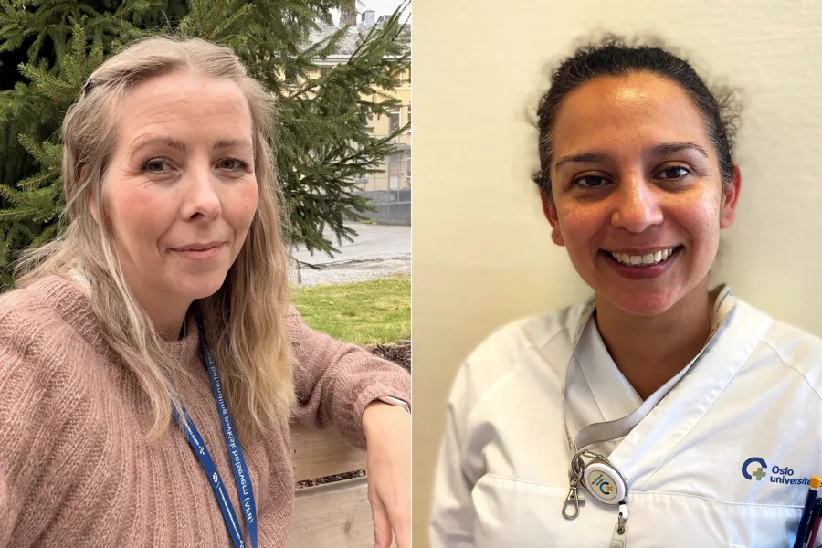 Portrettbilder av Mari Christoffersen og Karla Ascencio