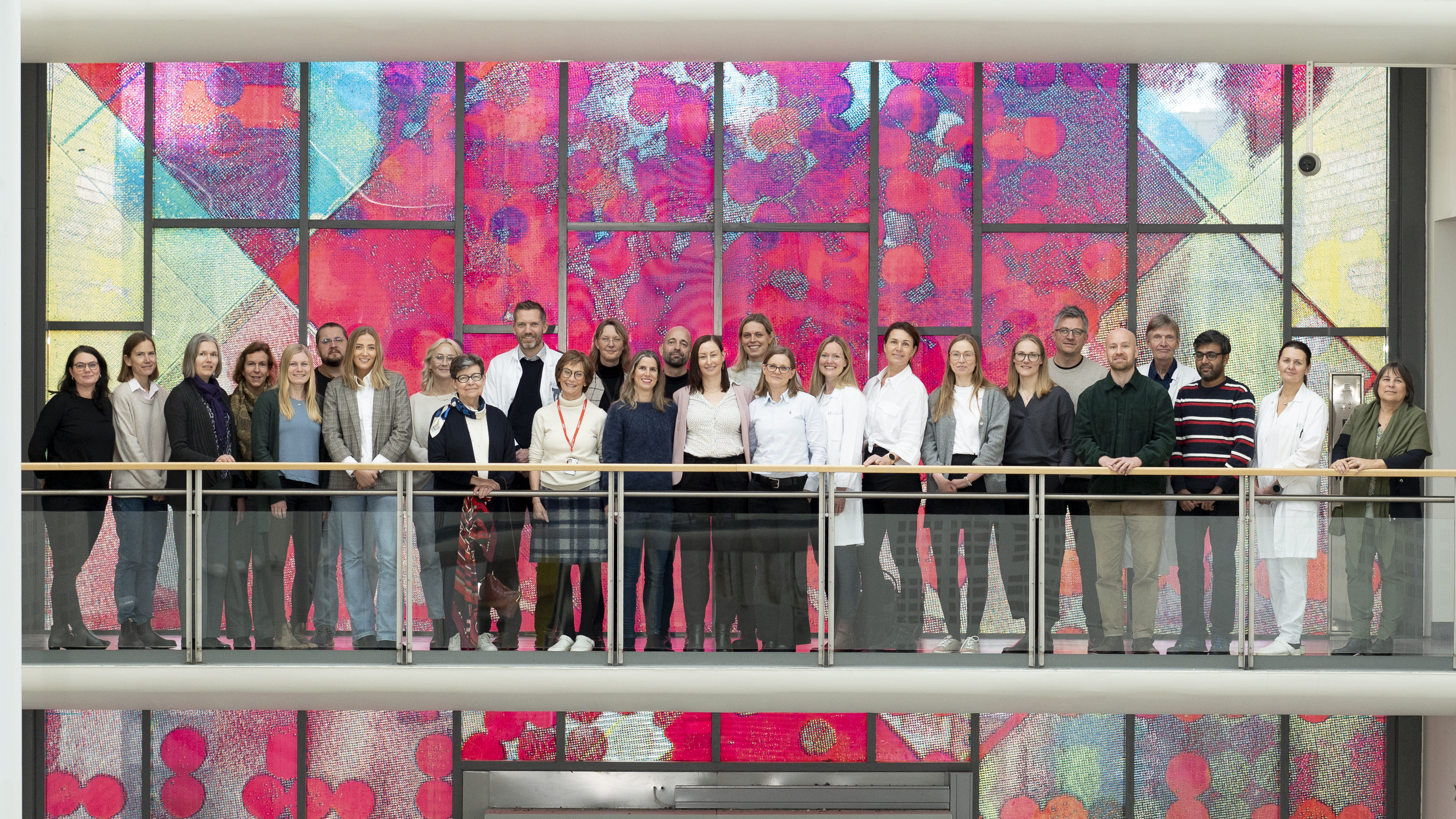 Forskningsgruppa samlet