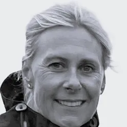 A person with short hair