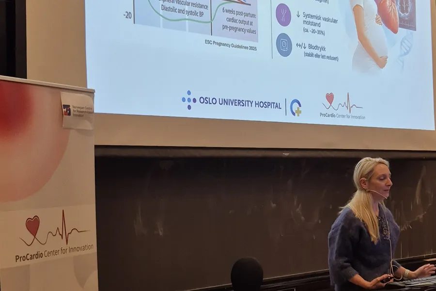 Isotta presenterer funn fra studien under Verdens hjertedag
