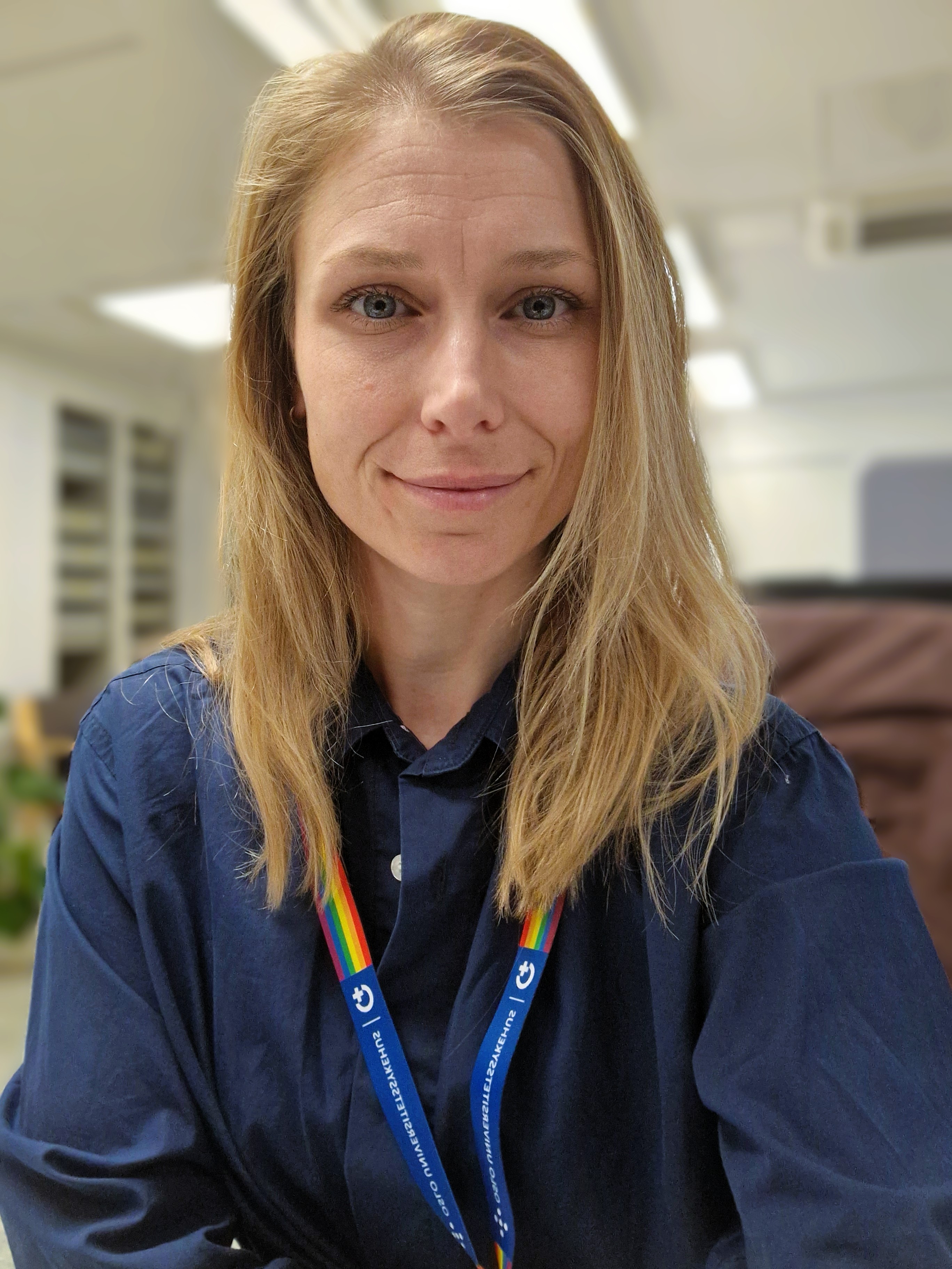 A person with long hair