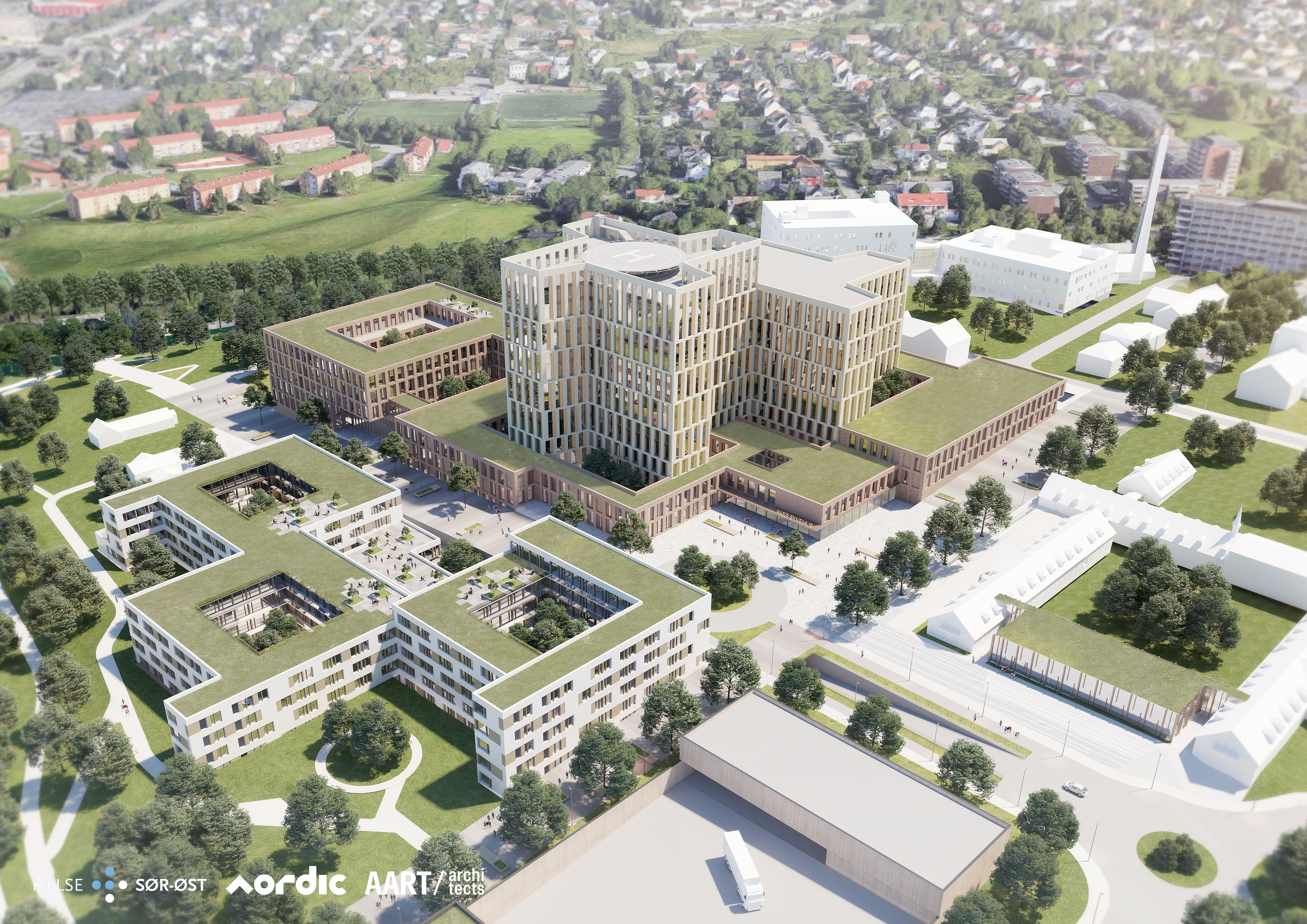 Skisse over Nye Aker