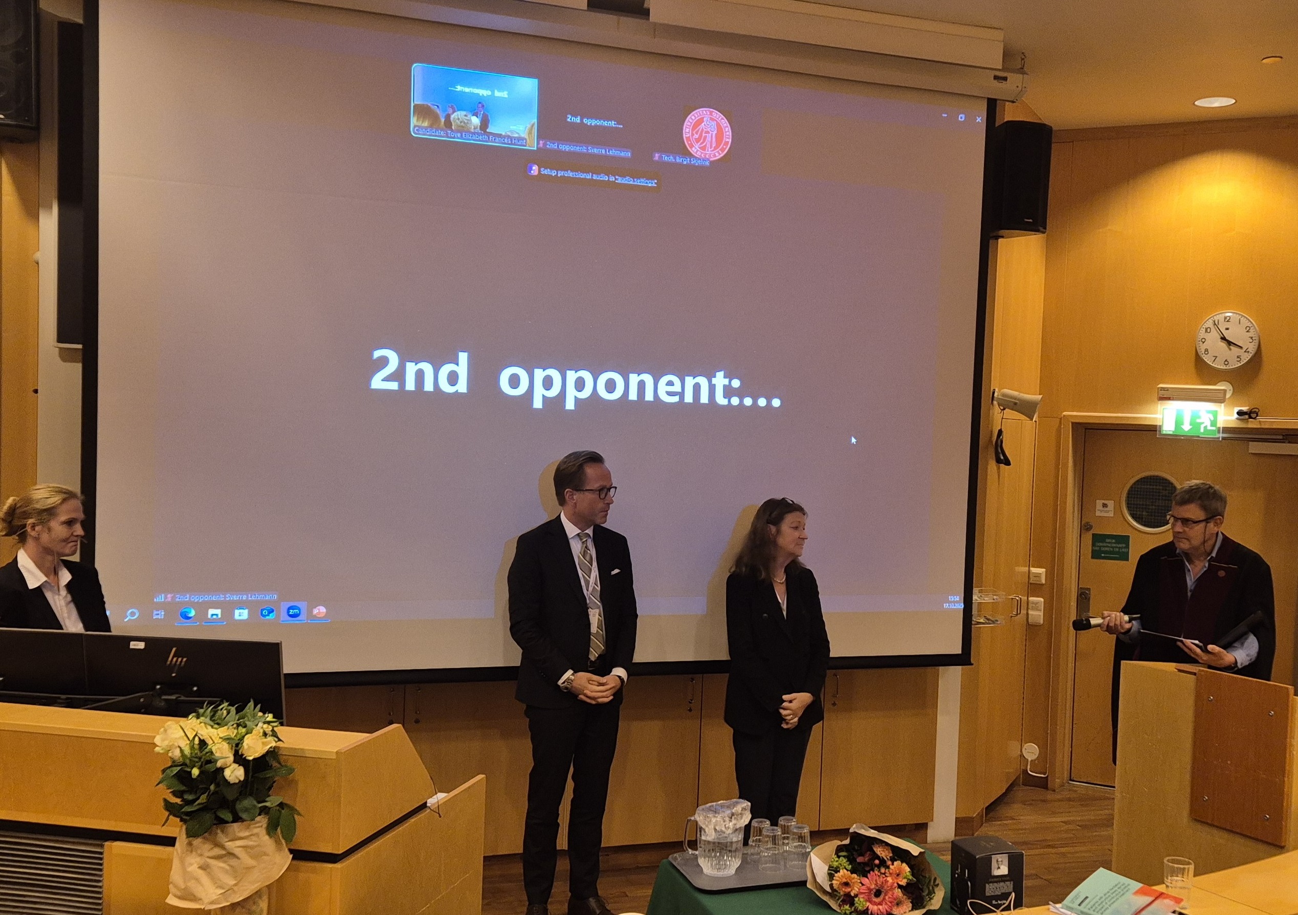 A person giving a presentation