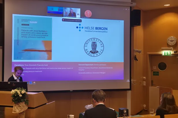 The second opponent was unable to attend in person and therefore conducted their examination remotely via Microsoft Teams