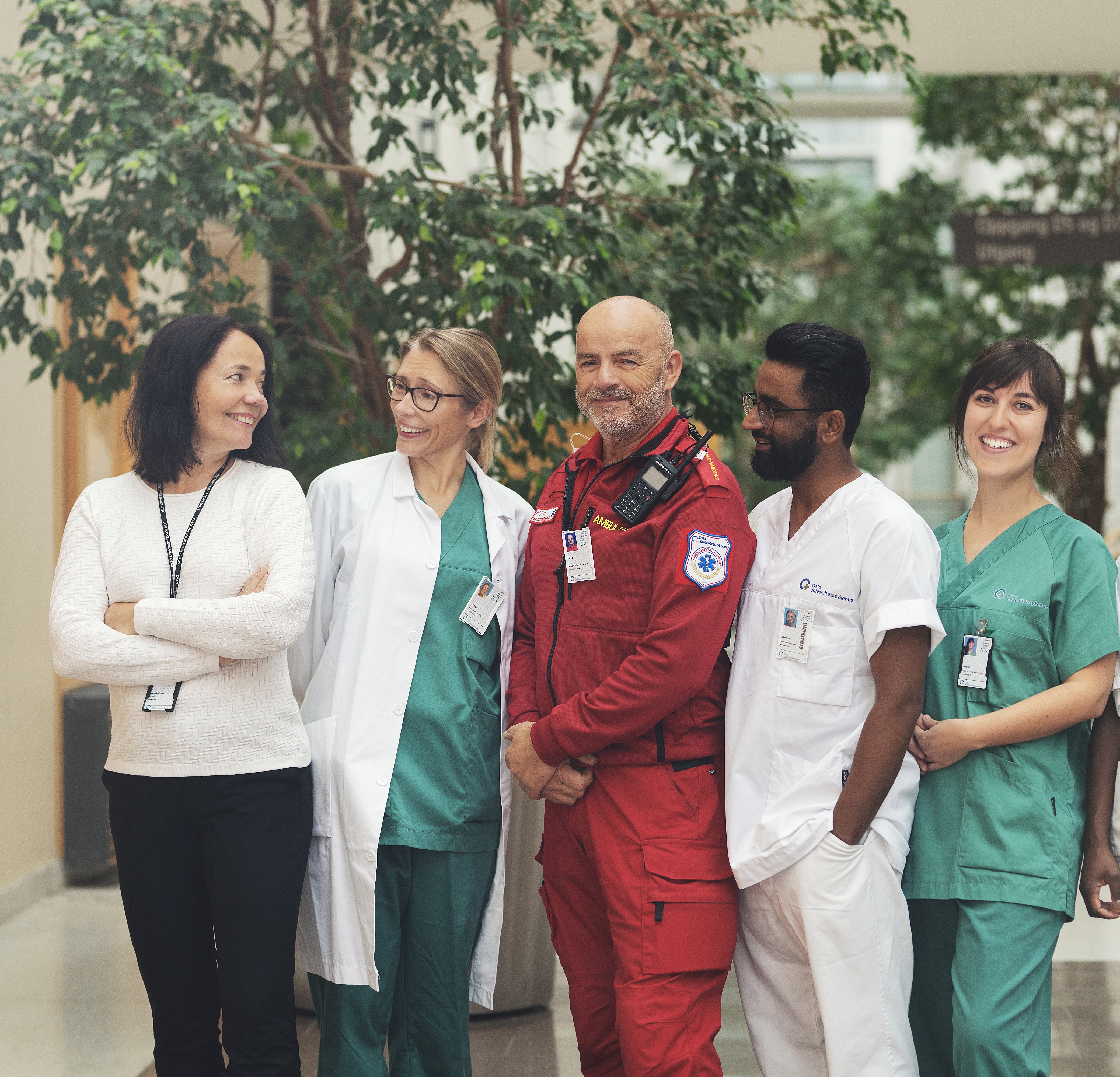 Fem ansatte i Oslo universitetssykehus