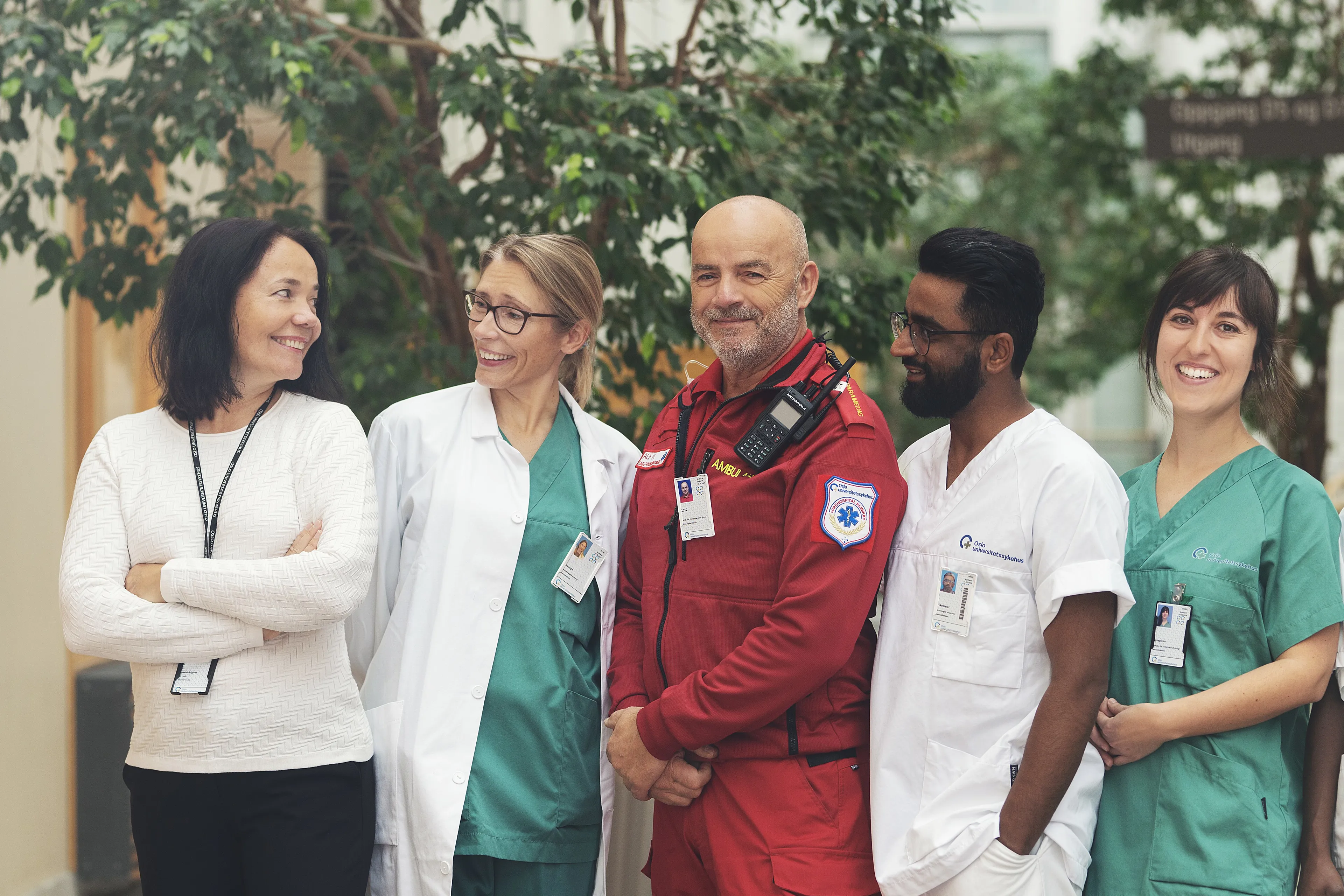 Fem ansatte i Oslo universitetssykehus