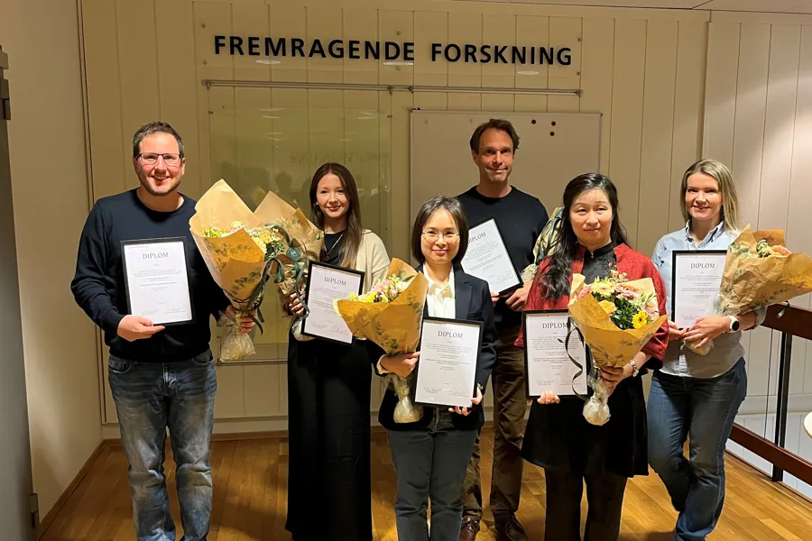 En gruppe personer som har diplomer