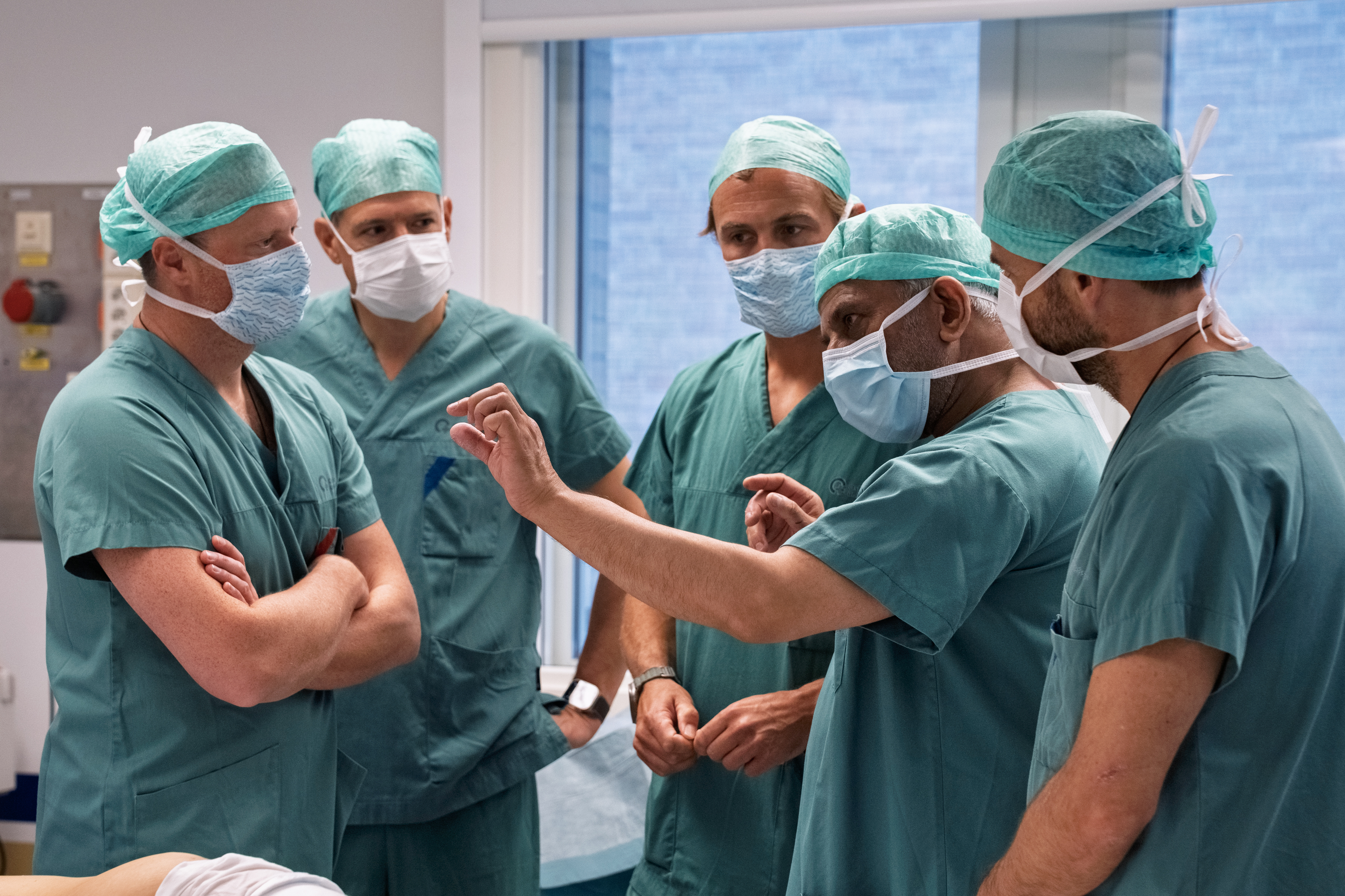 Kirurger som diskuterer