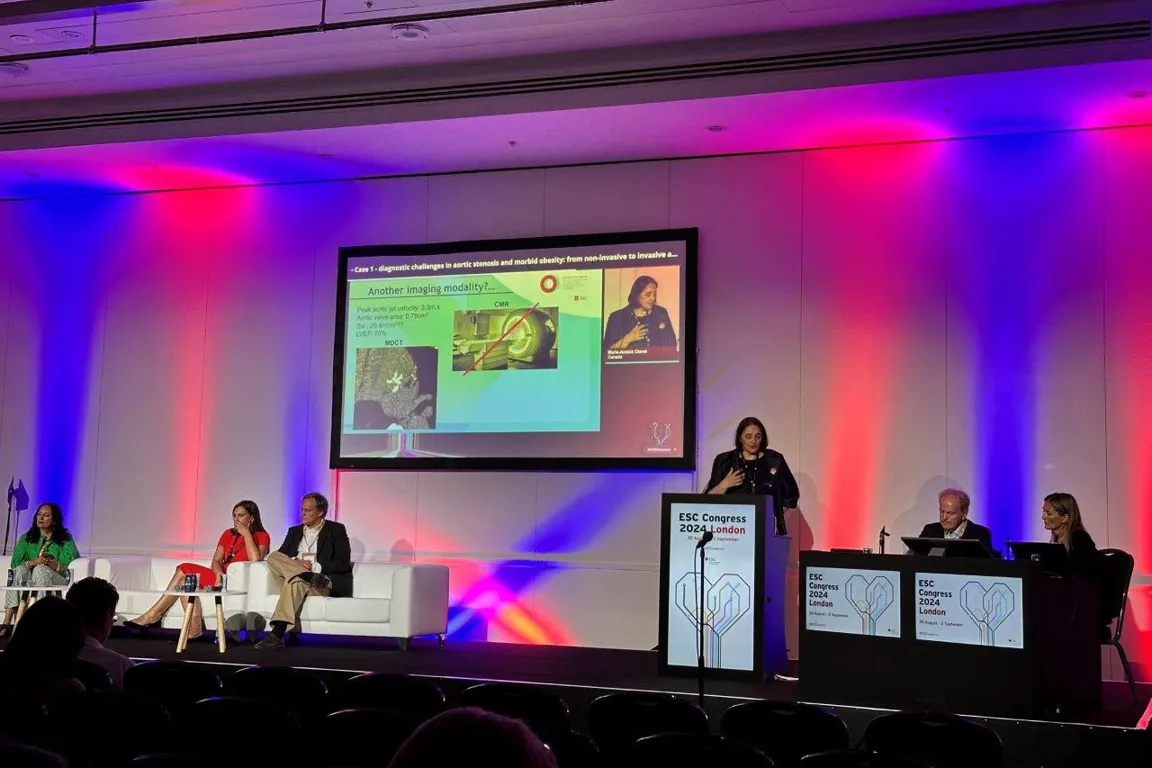 Prof Thor Edvardsen chaired the session Clinical Case Management: aortic stenosis and morbid obesity.