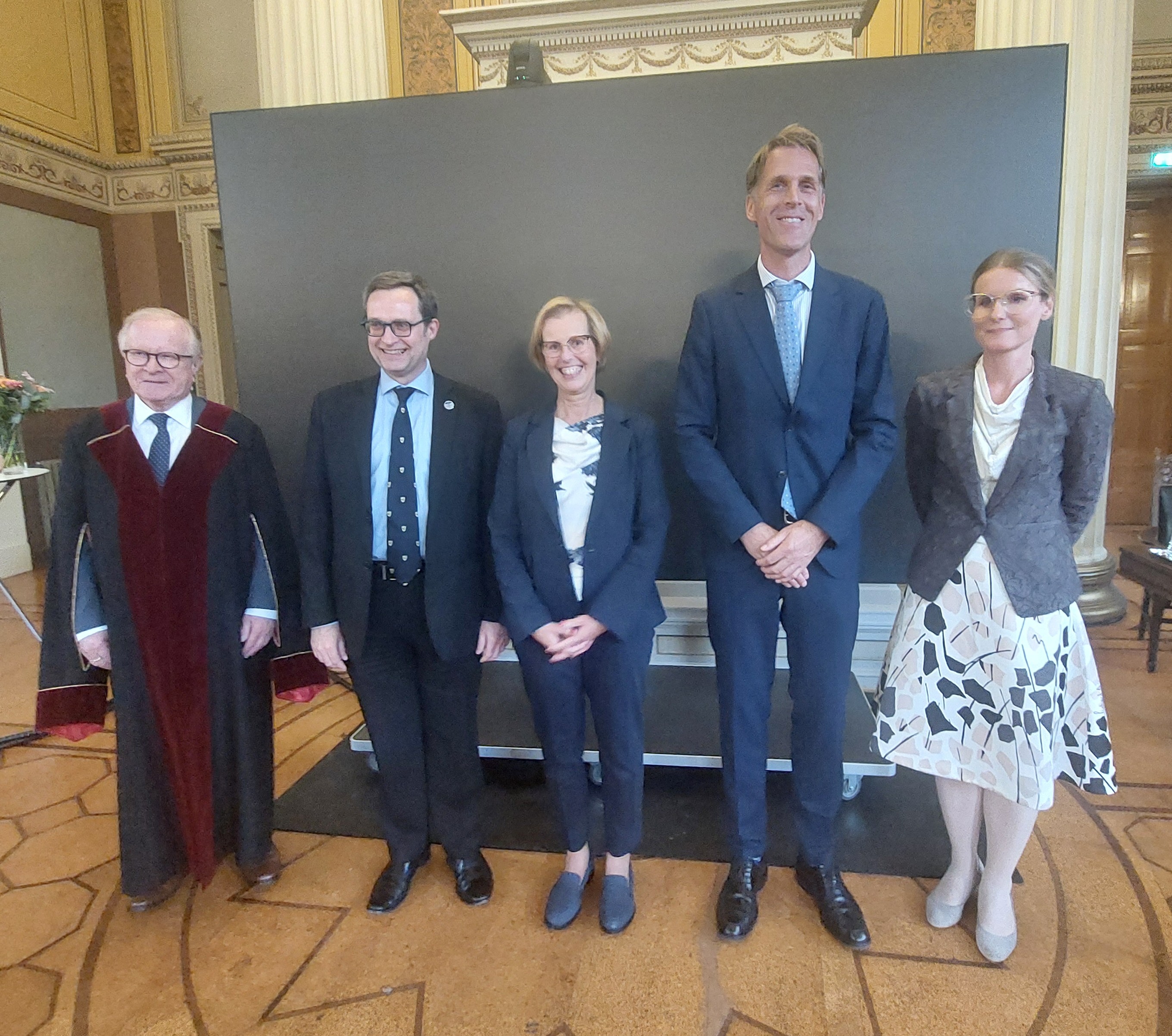 A group of people posing for a photo